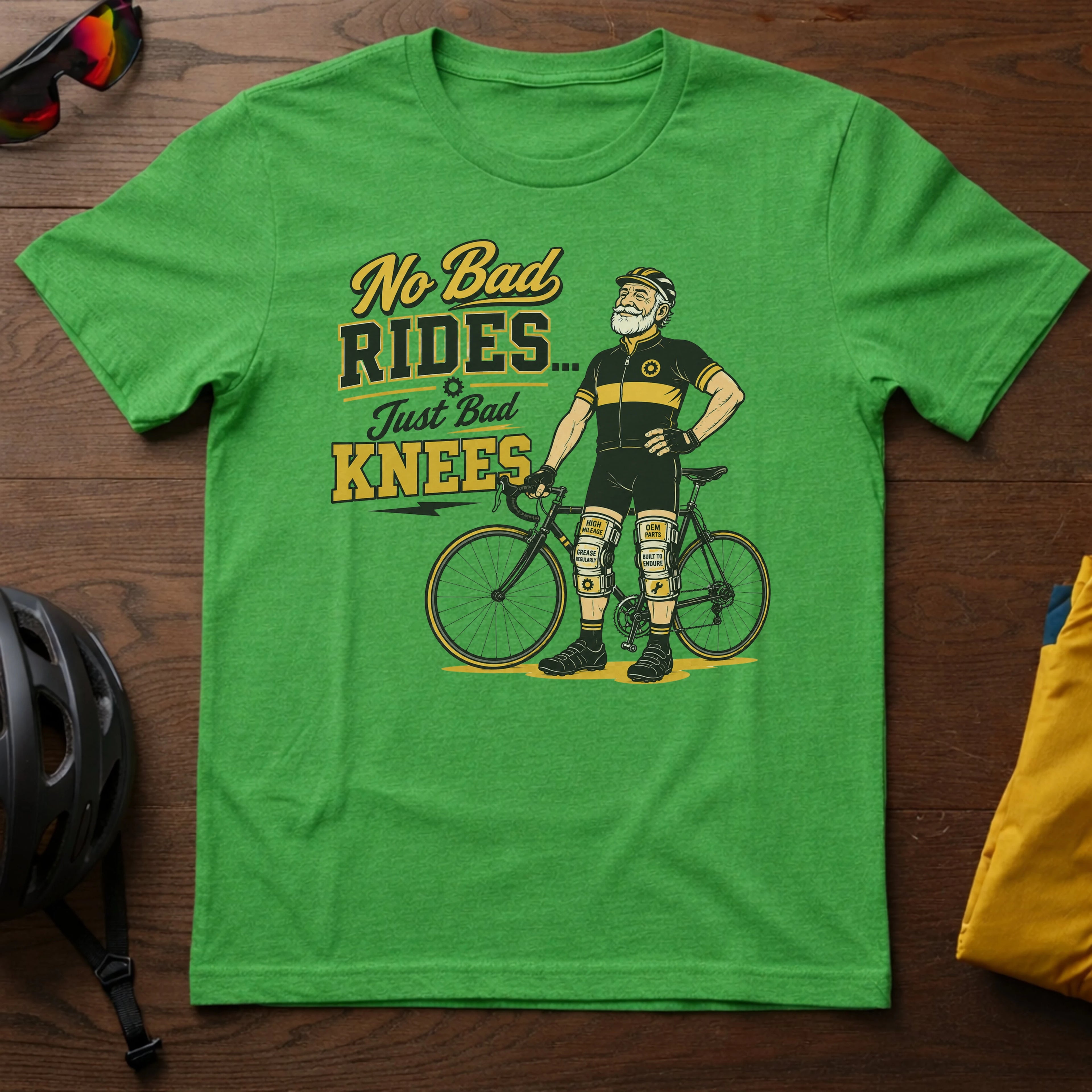No Bad Rides, Just Bad Knees Tee