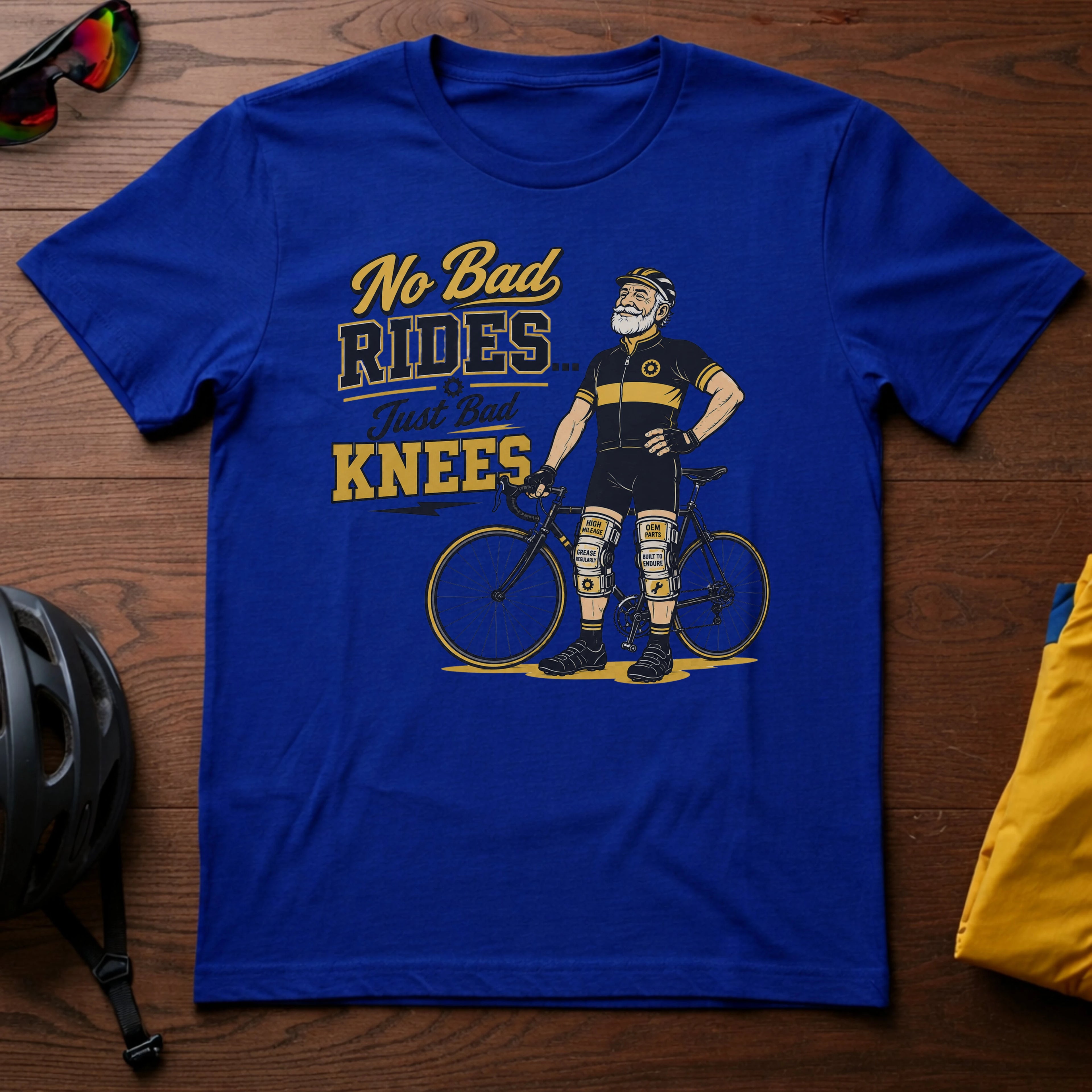 No Bad Rides, Just Bad Knees Tee