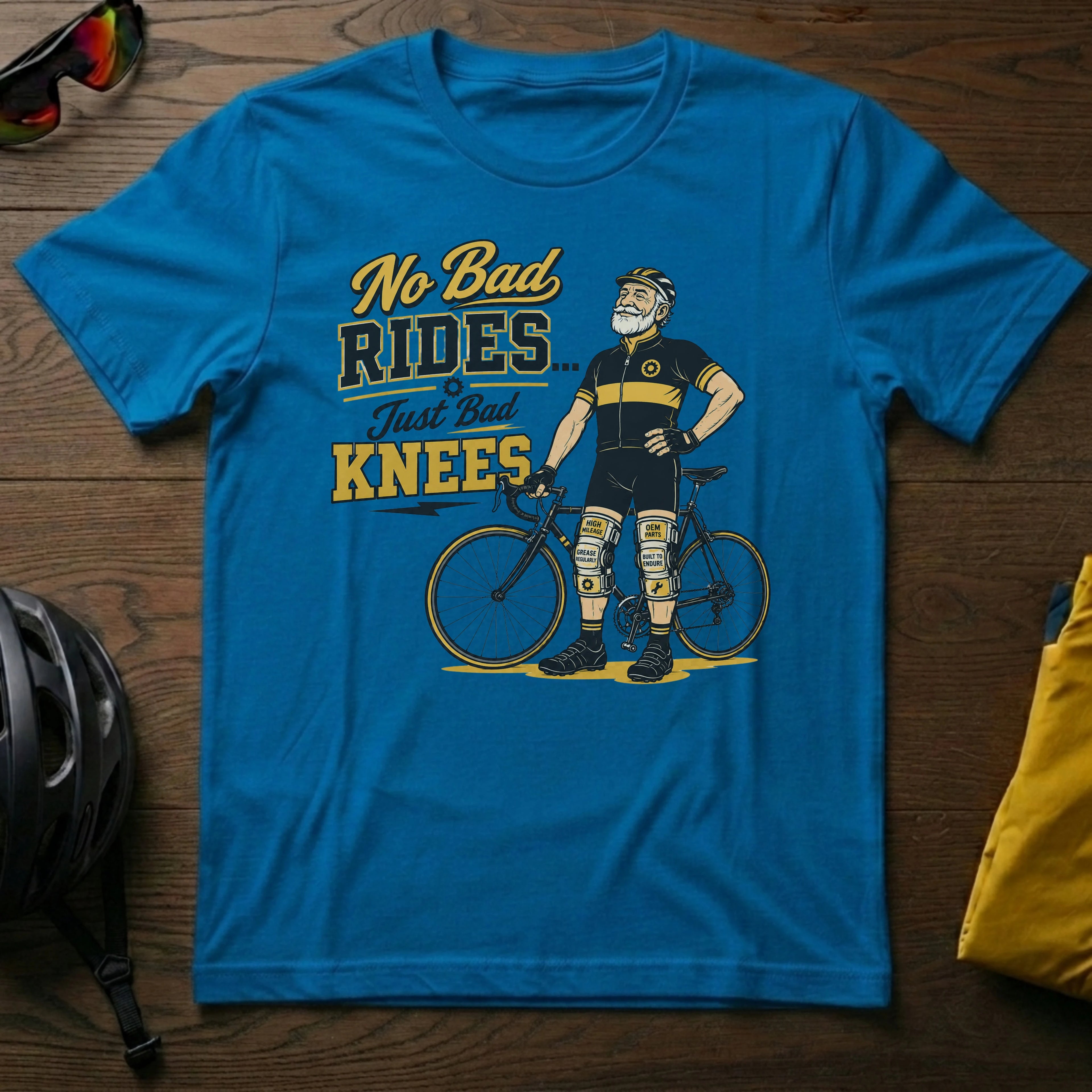 No Bad Rides, Just Bad Knees Tee