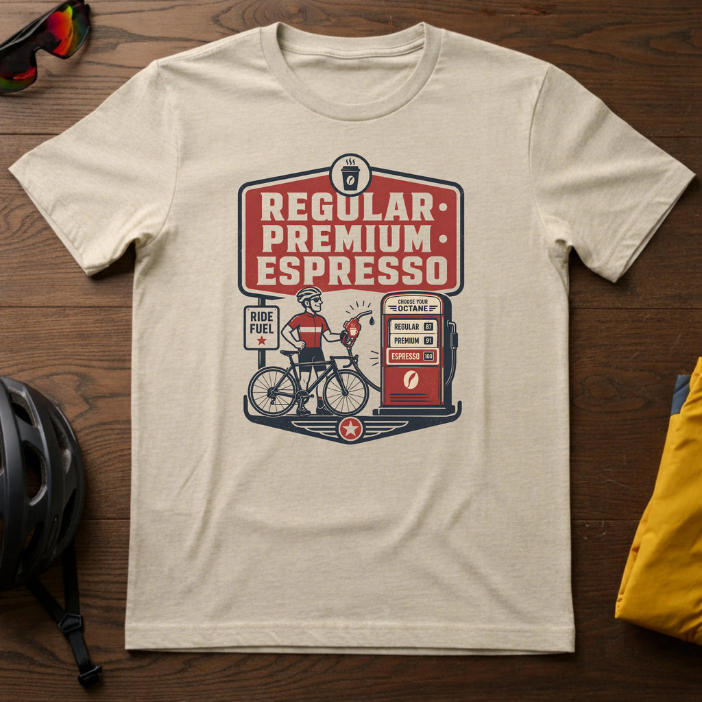 Regular, Premium, Espresso Ride Fuel Tee
