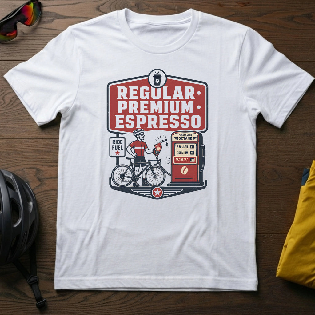 Regular, Premium, Espresso Ride Fuel Tee