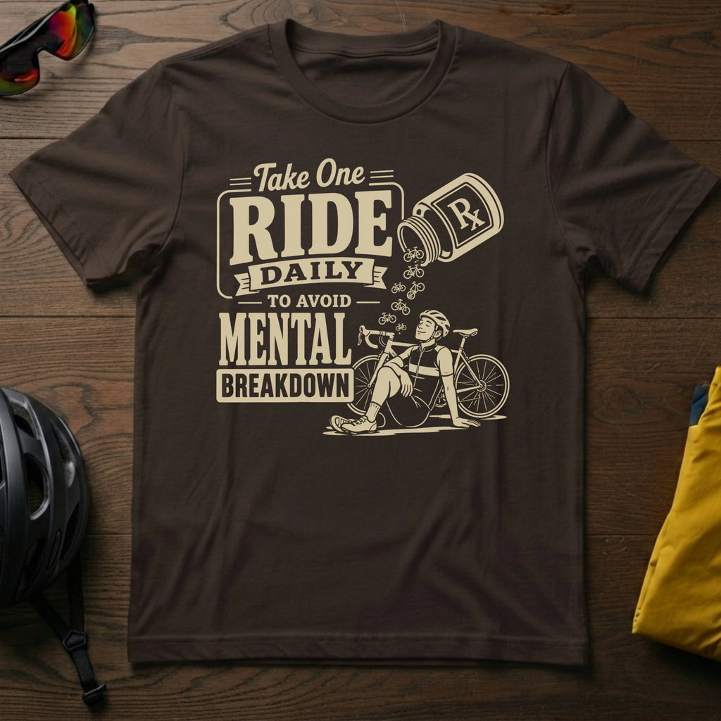 Take One Ride Daily to Avoid Mental Breakdown Tee