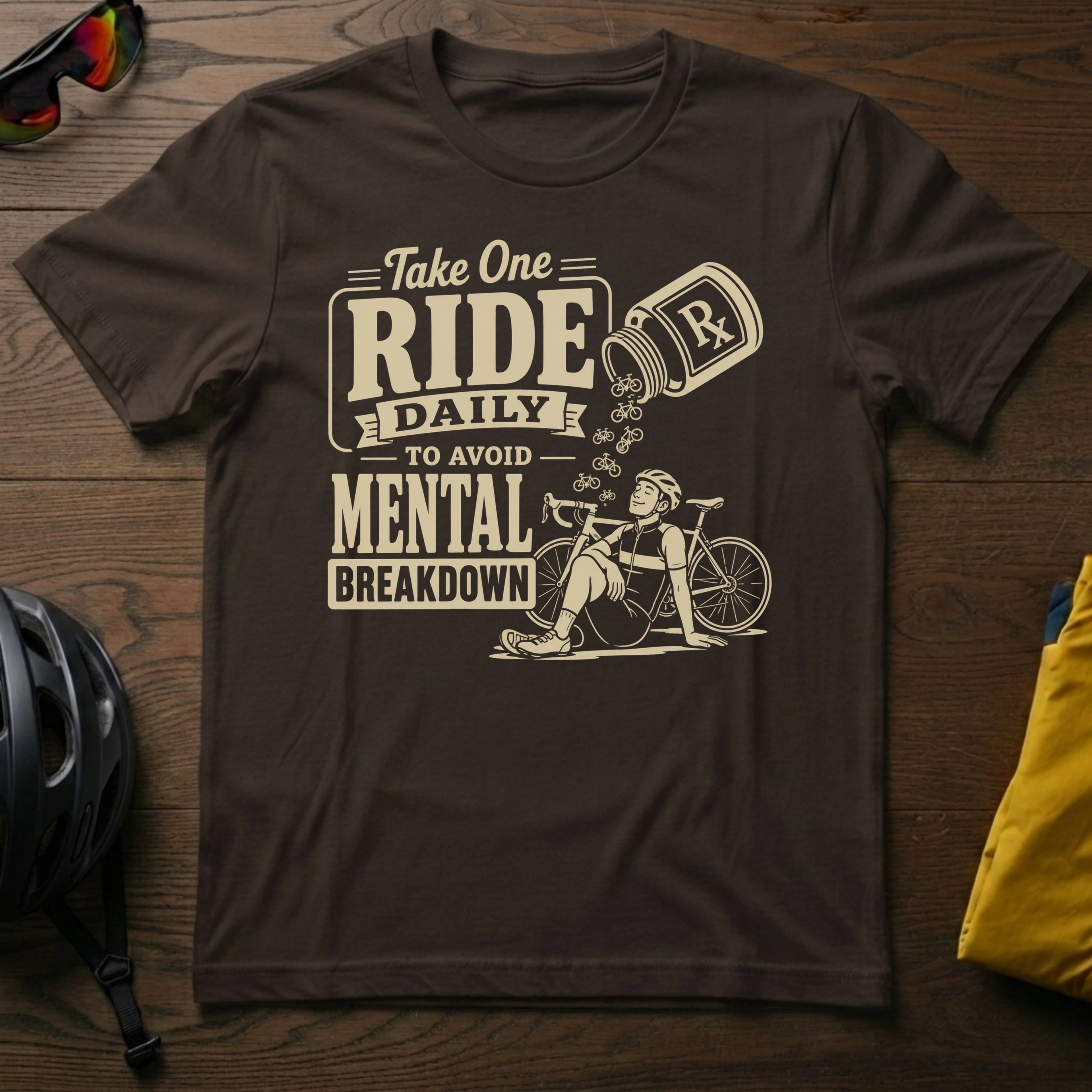 Take One Ride Daily to Avoid Mental Breakdown Tee