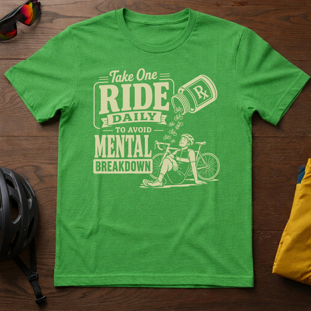 Take One Ride Daily to Avoid Mental Breakdown Tee