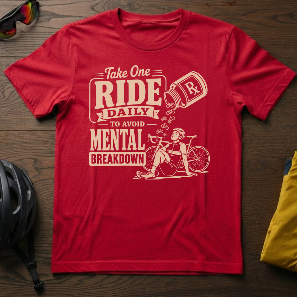 Take One Ride Daily to Avoid Mental Breakdown Tee