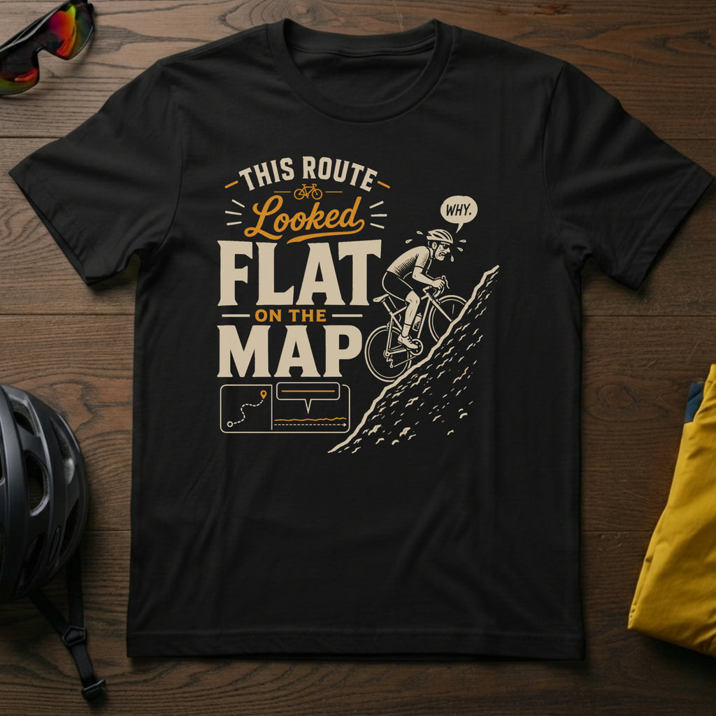 This Route Looked Flat on the Map Tee
