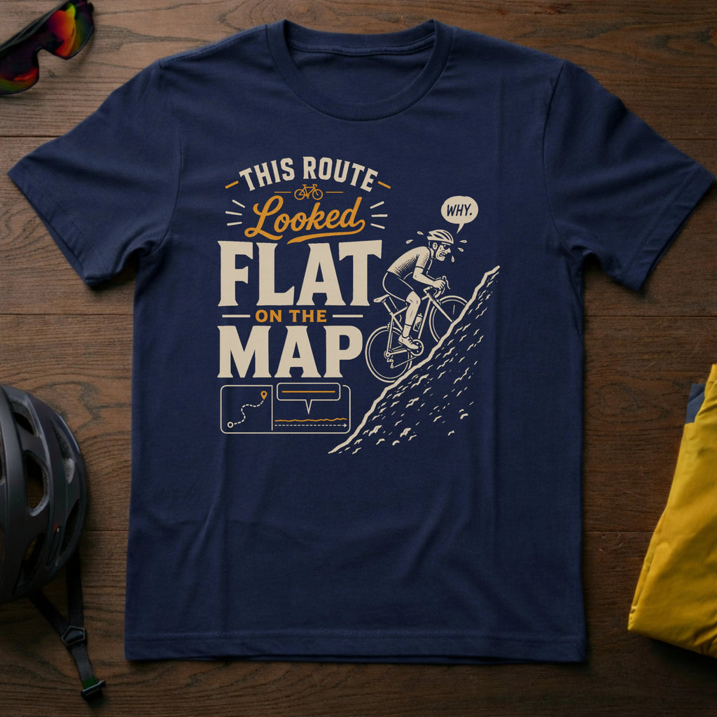 This Route Looked Flat on the Map Tee