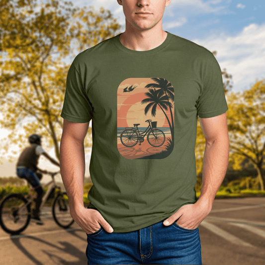Bicycle on the Beach at Sunset - Chainline Collective