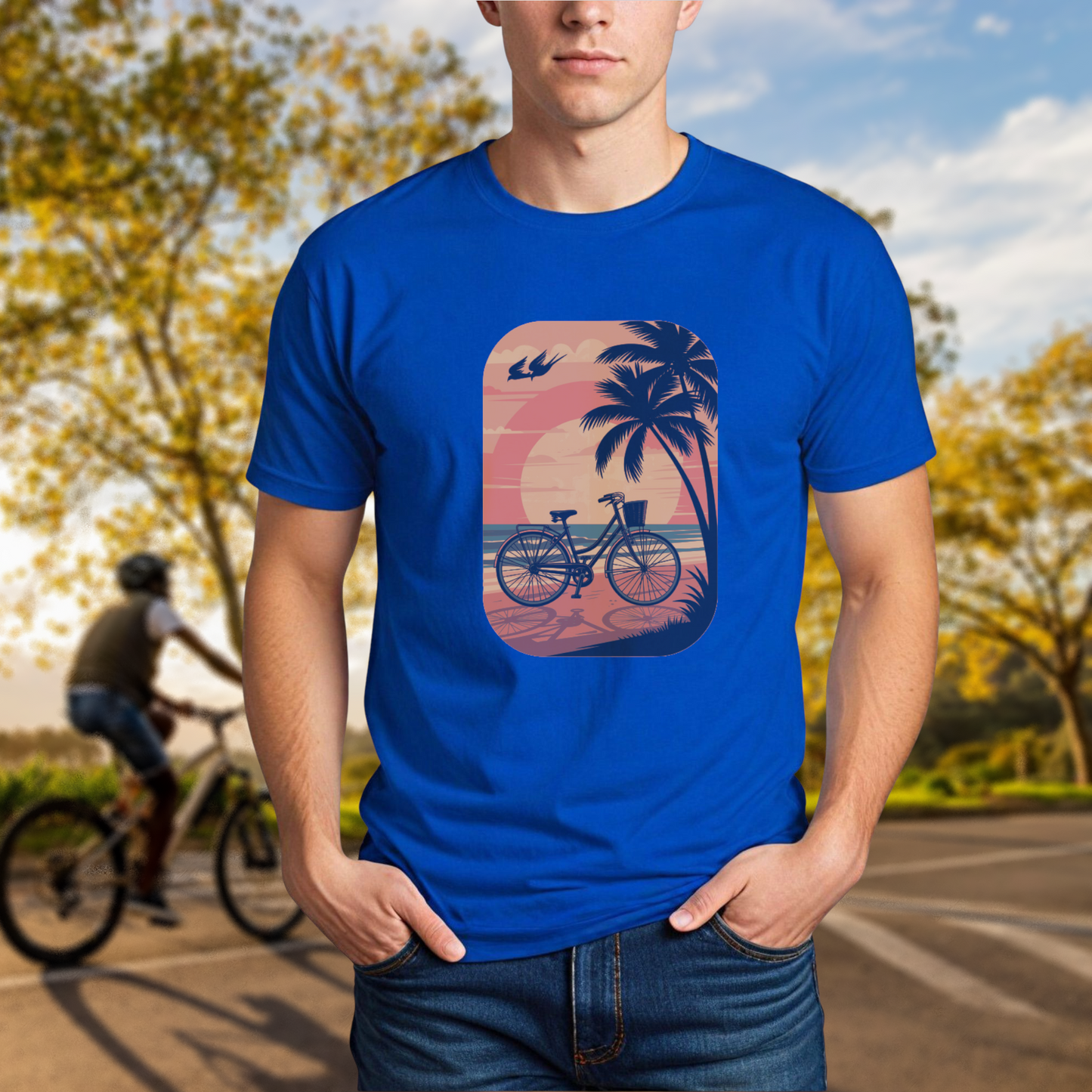 Bicycle on the Beach at Sunset - Chainline Collective