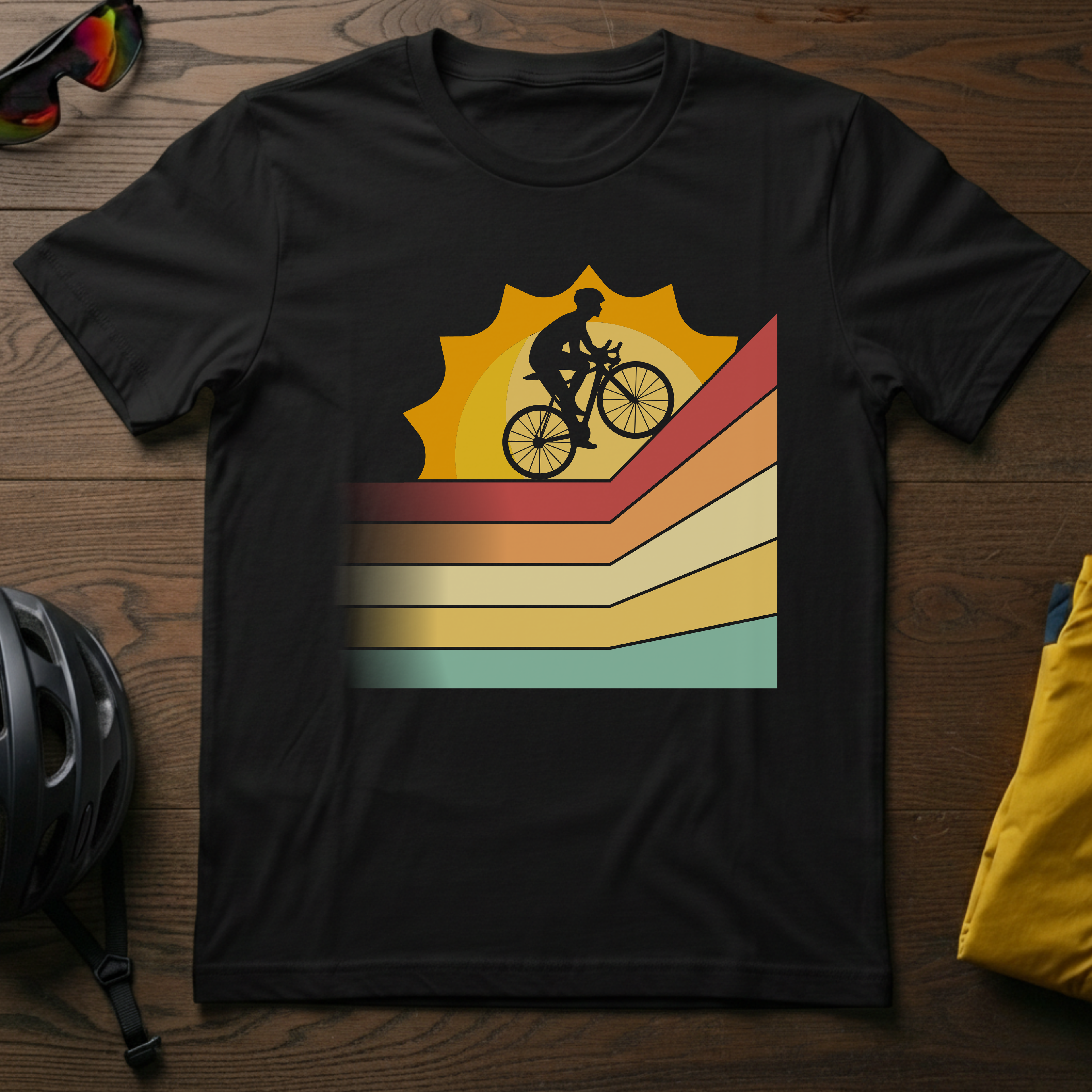 Cycling Sunrise Rainbow - Chainline Collective