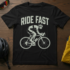 "Ride Fast" Road Cyclist Tee - Chainline Collective