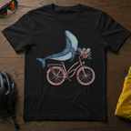 Whale Riding a Bike Tee - Chainline Collective