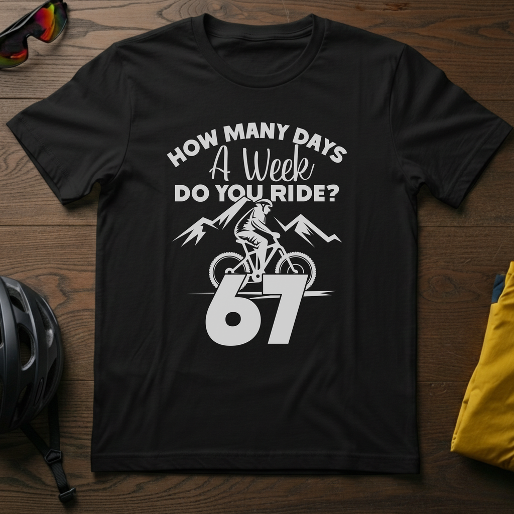 "How Many Days a Week do You Ride?" Tee - Chainline Collective
