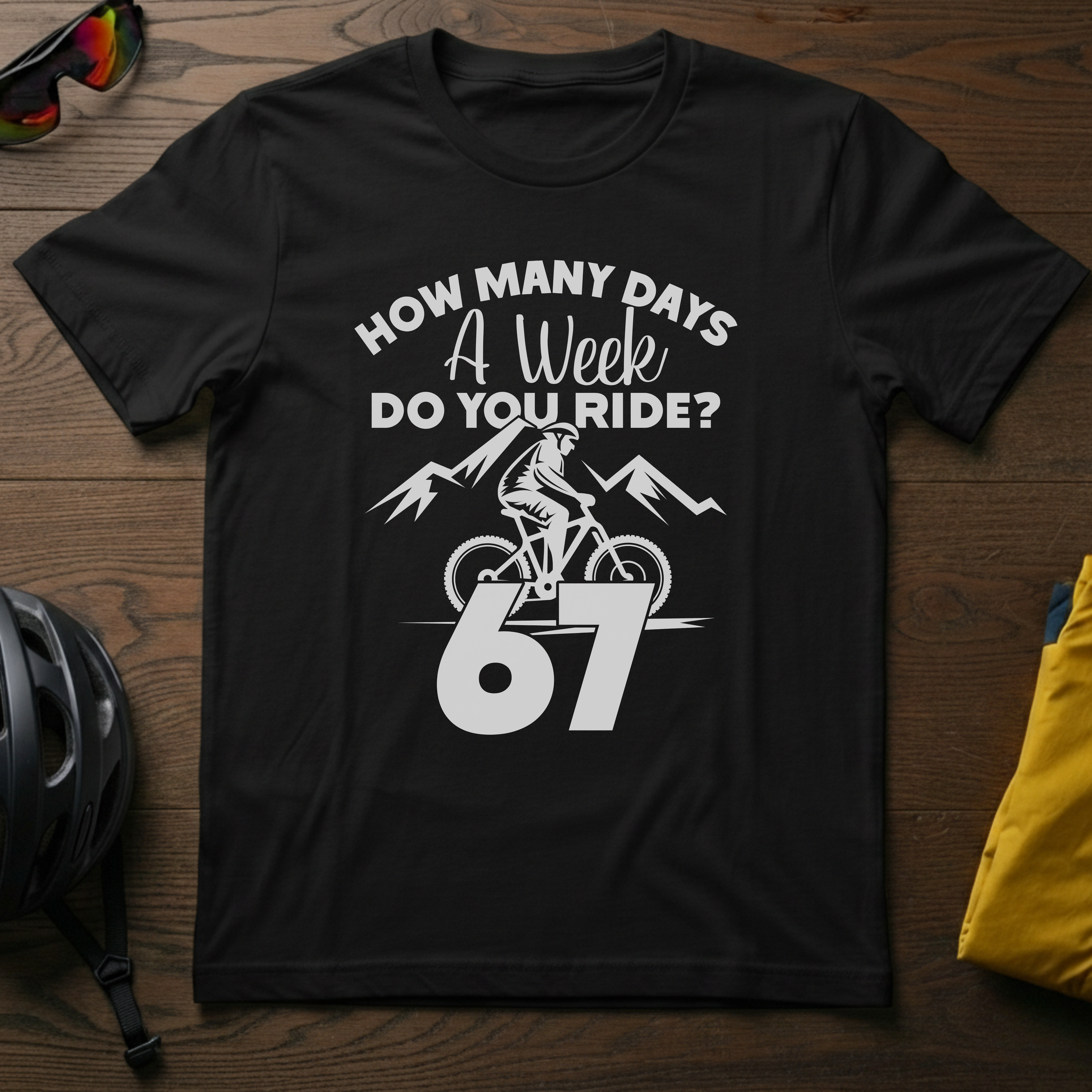 "How Many Days a Week do You Ride?" Tee - Chainline Collective