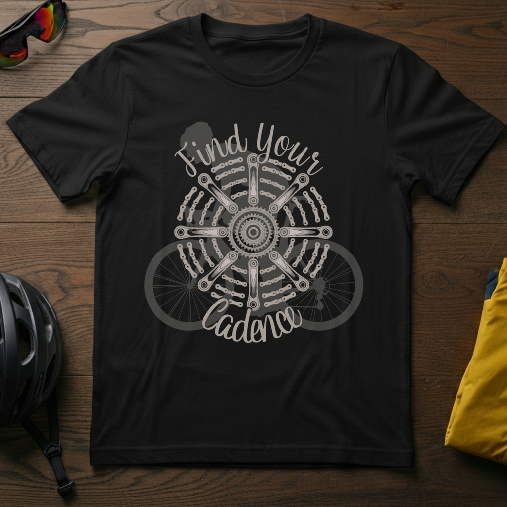 Find Your Cadence Mandala Tee - Chainline Collective