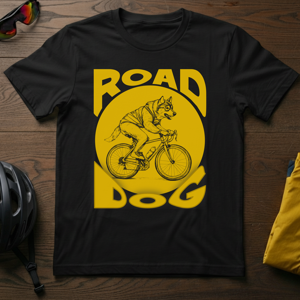 "Road Dog" - Cycling Husky - Chainline Collective