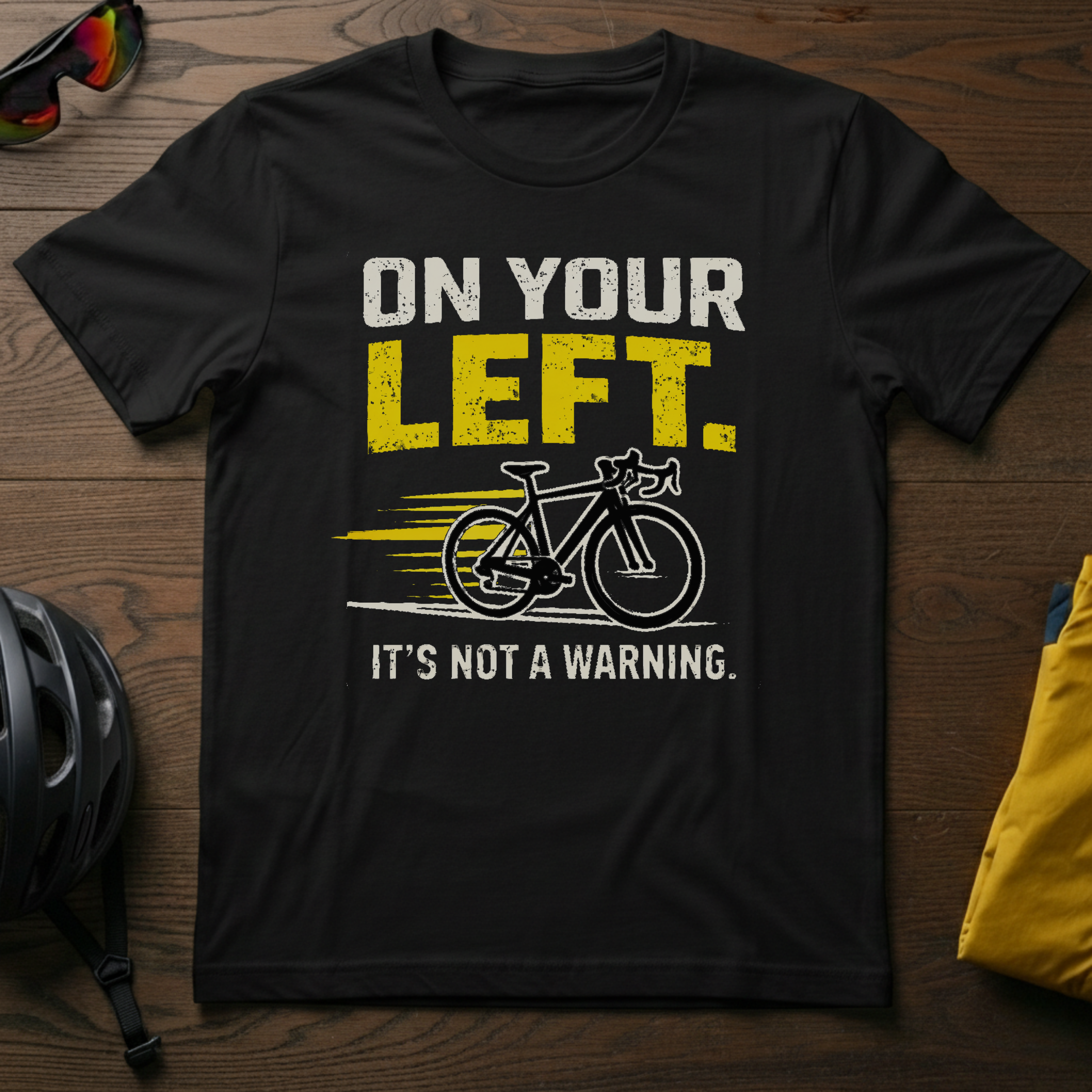 "On Your Left. It's Not a Warning" Tee - Chainline Collective