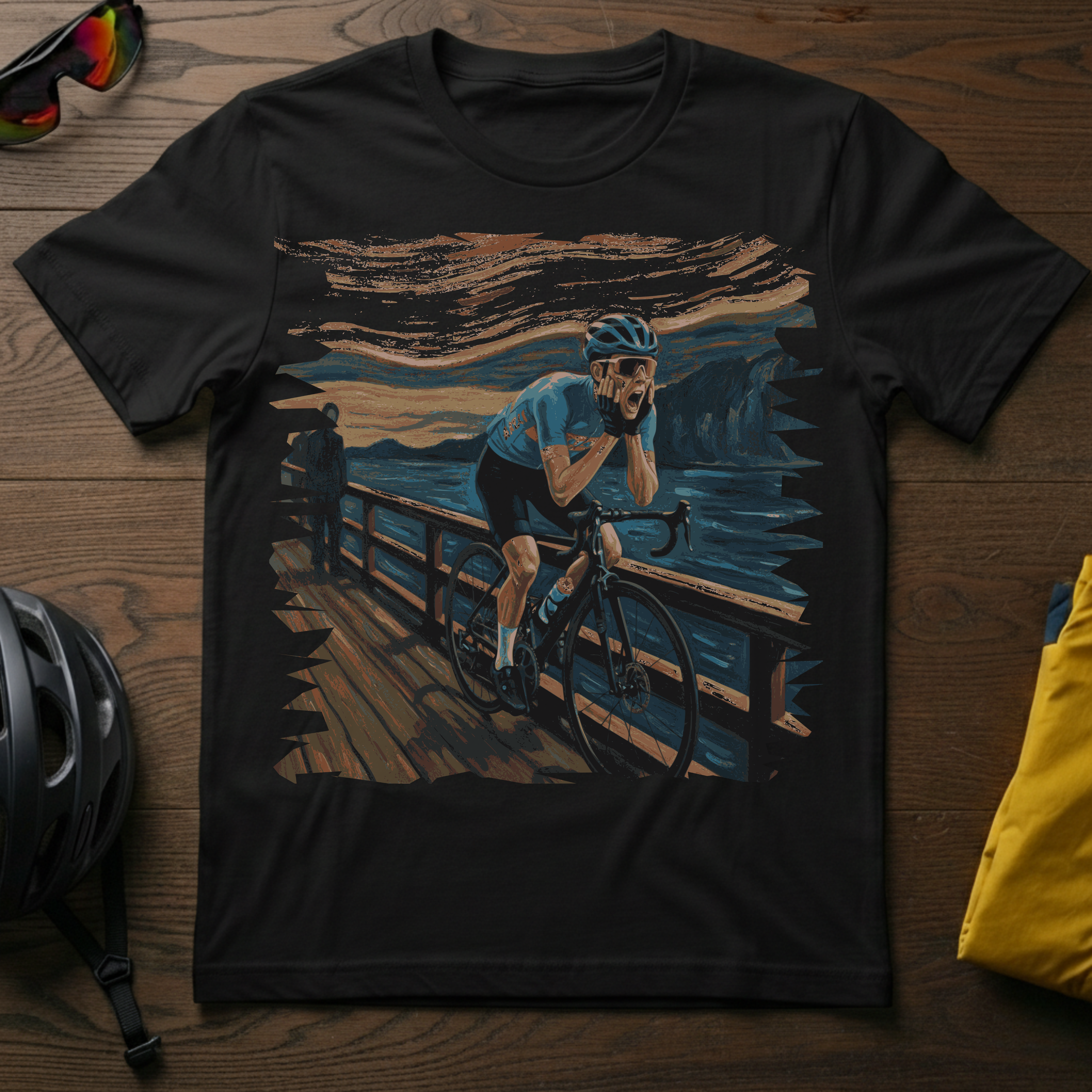 "The Scream" Cyclist Tee - Chainline Collective