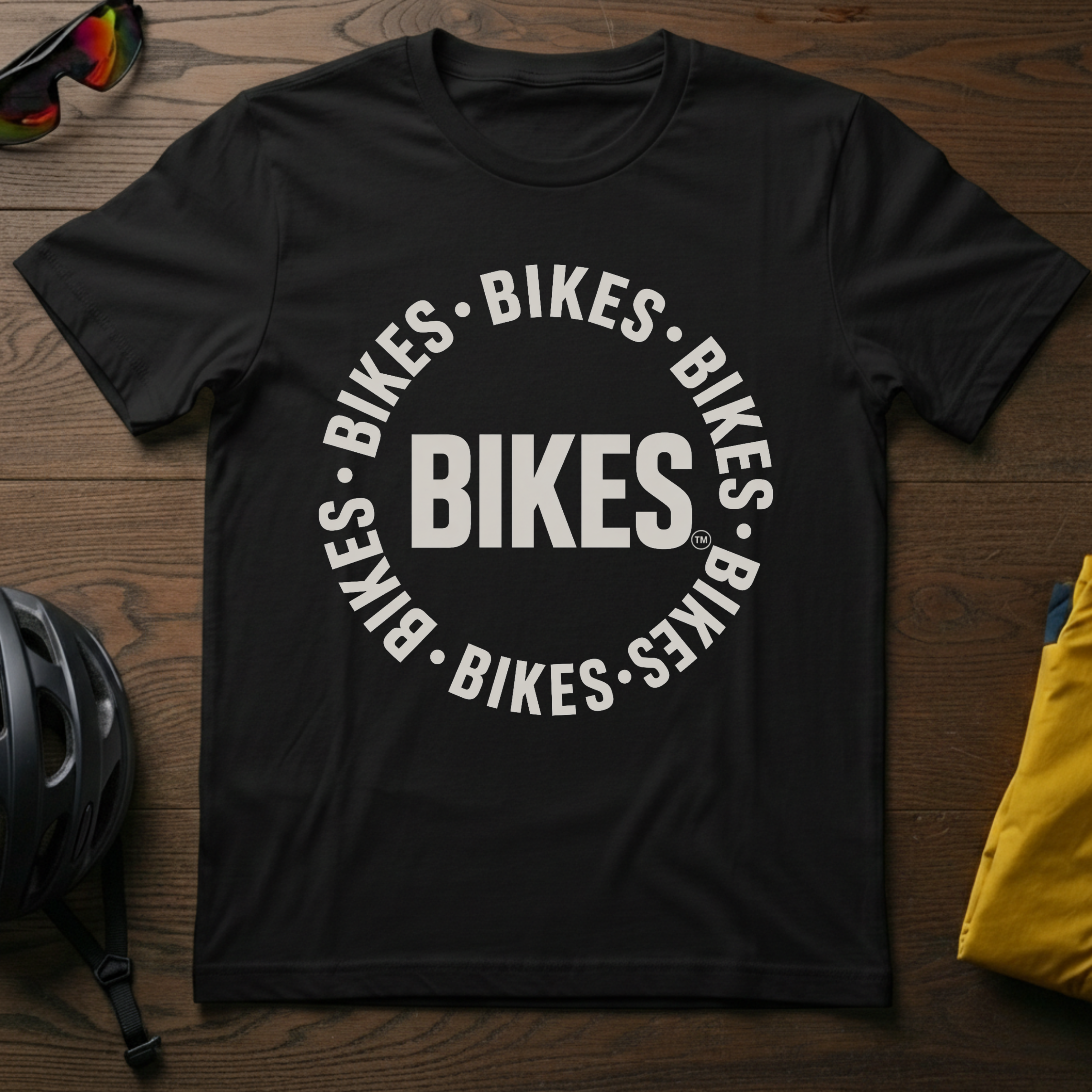 "Bikes" Logo-Style Tee - Chainline Collective