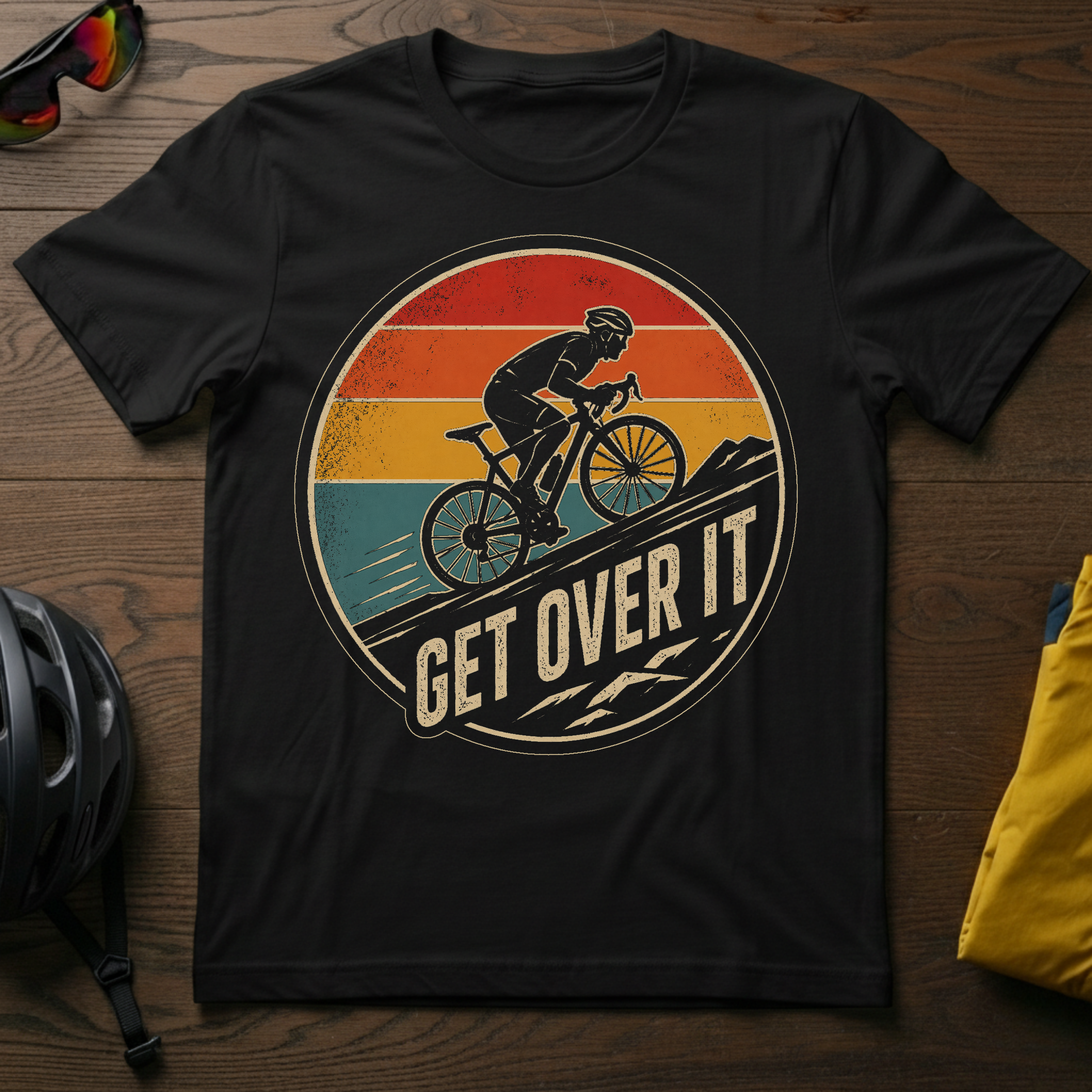 "Get Over It" Hill Climb Tee - Chainline Collective