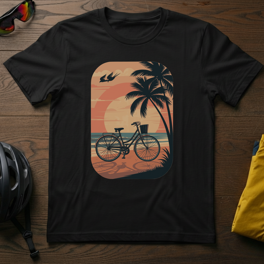 Bicycle on the Beach at Sunset - Chainline Collective