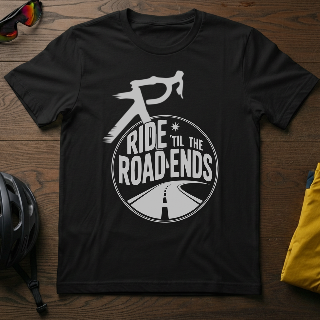 Ride 'Til the Road Ends Tee - Chainline Collective