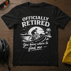 "Officially Retired..." Cyclist Tee - Chainline Collective