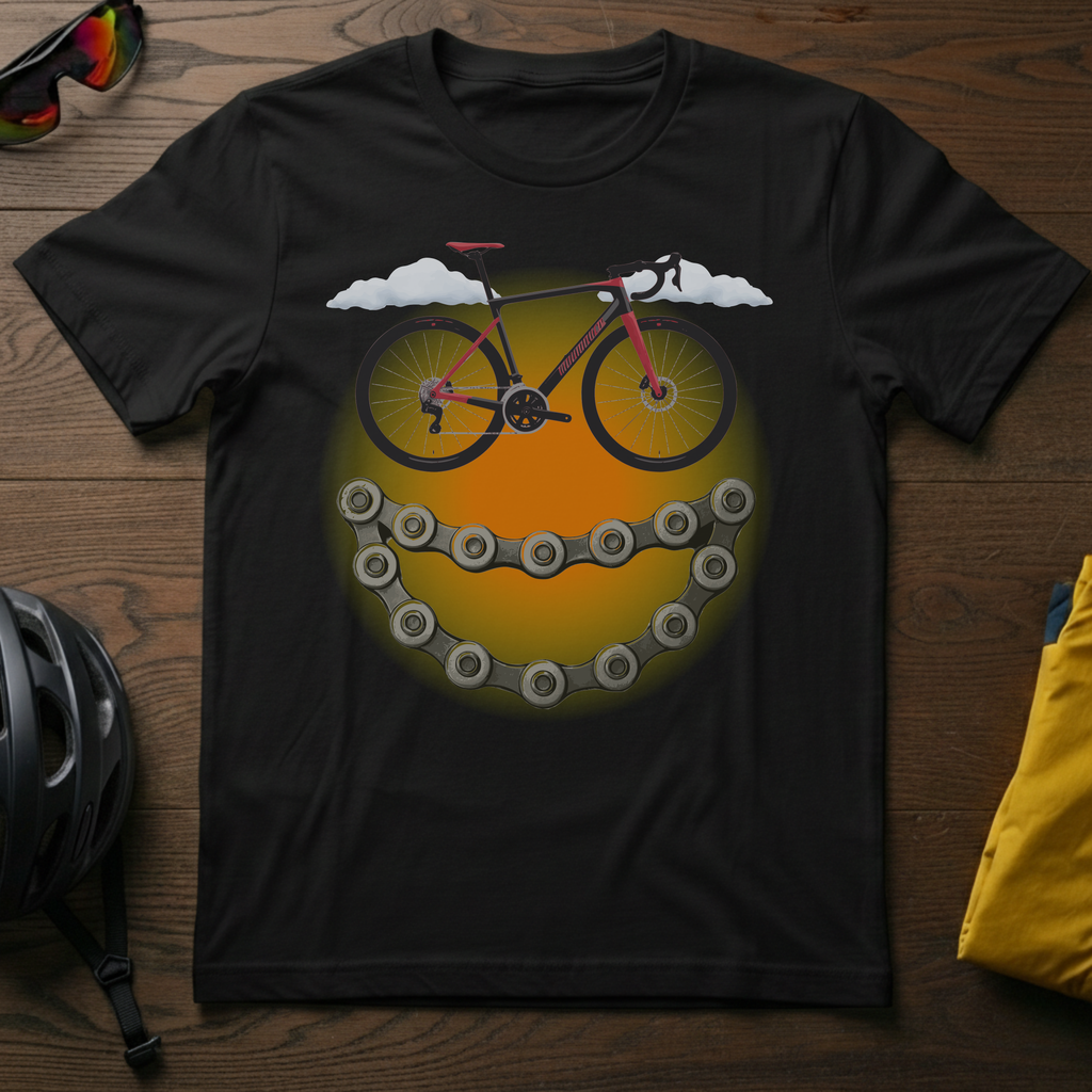 Smiley Bike Tee - Chainline Collective