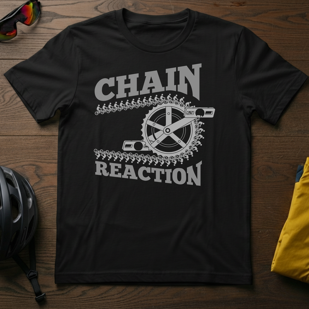 "Chain Reaction" Bike Chain Tee - Chainline Collective