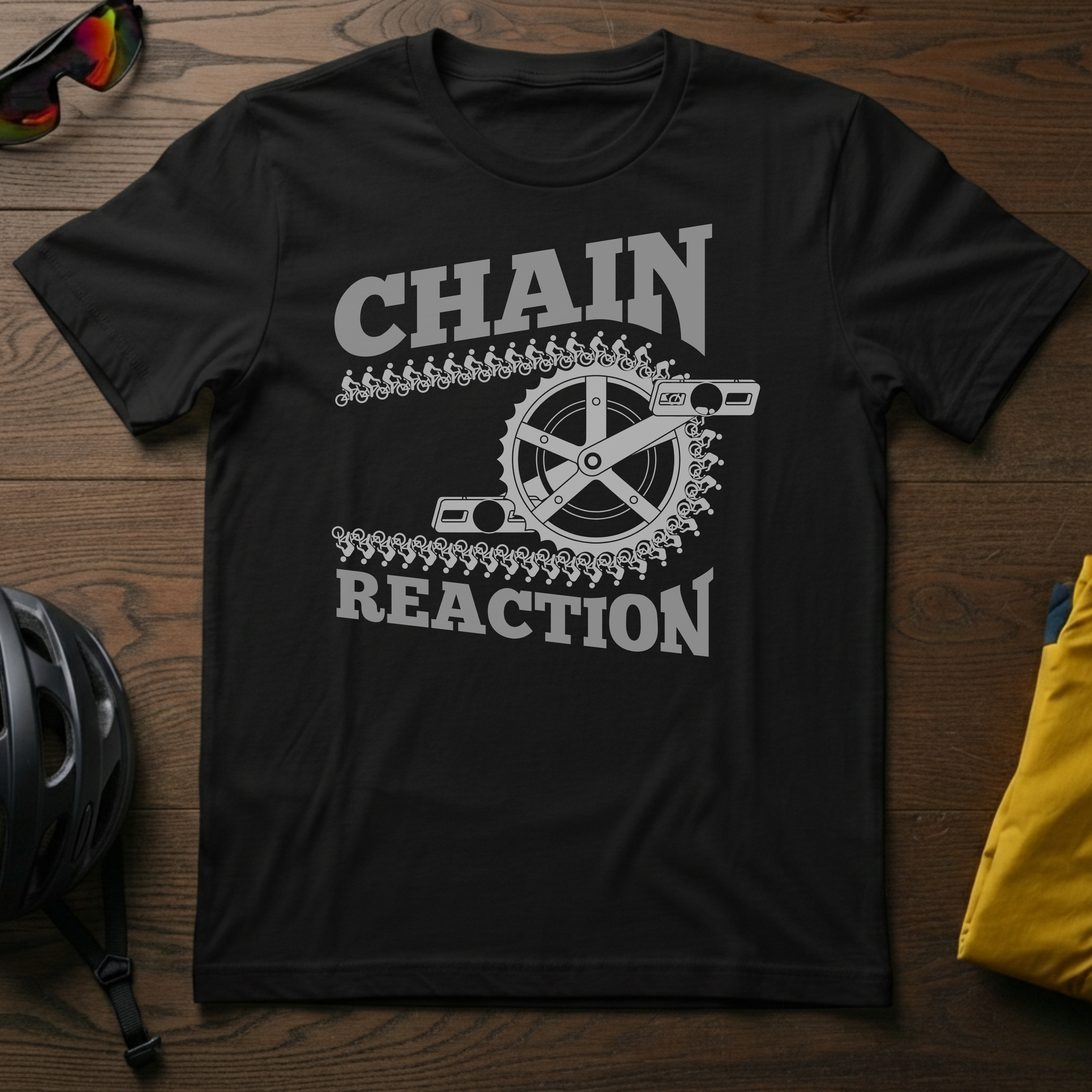 "Chain Reaction" Bike Chain Tee - Chainline Collective
