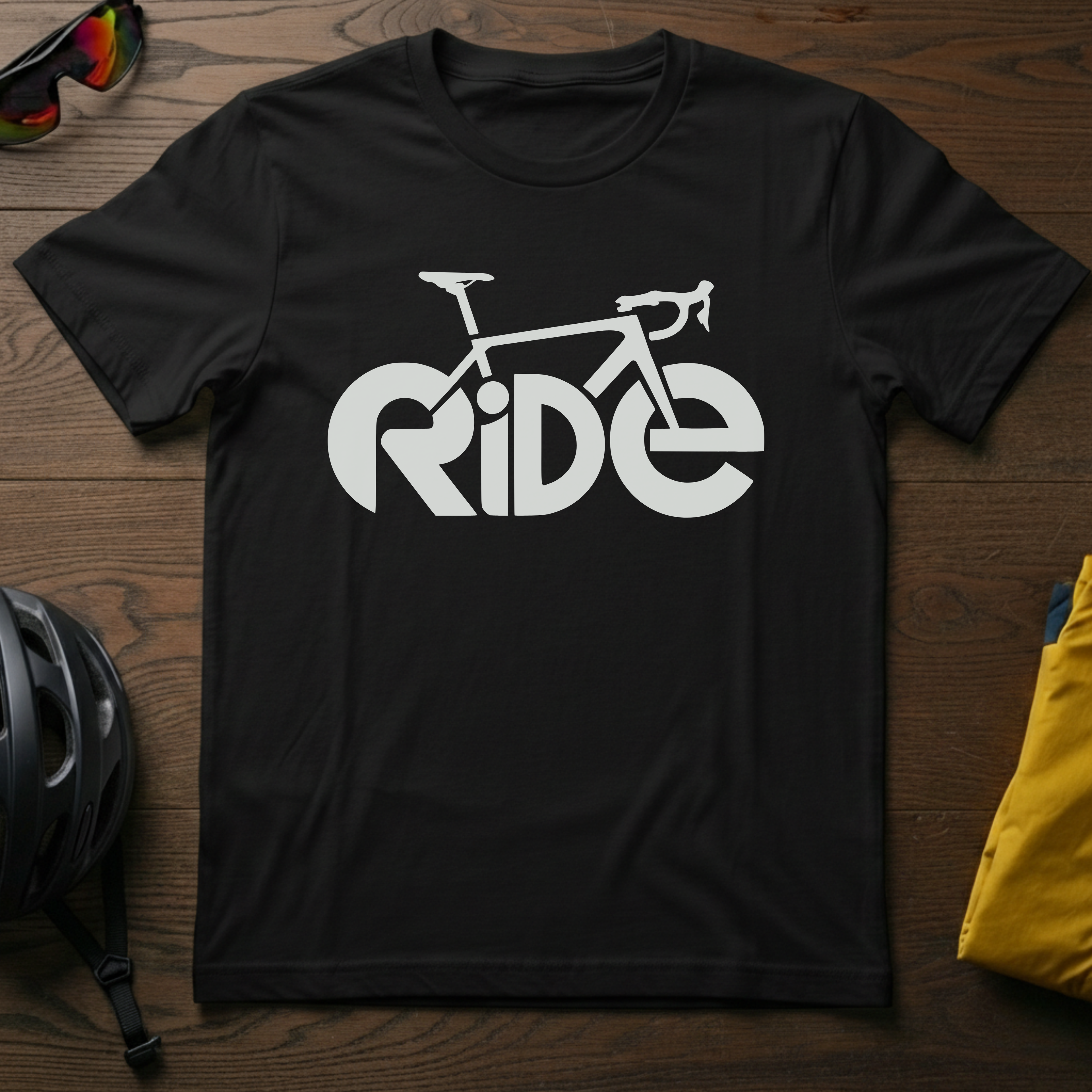 "Ride" Typography Art Tee - Chainline Collective