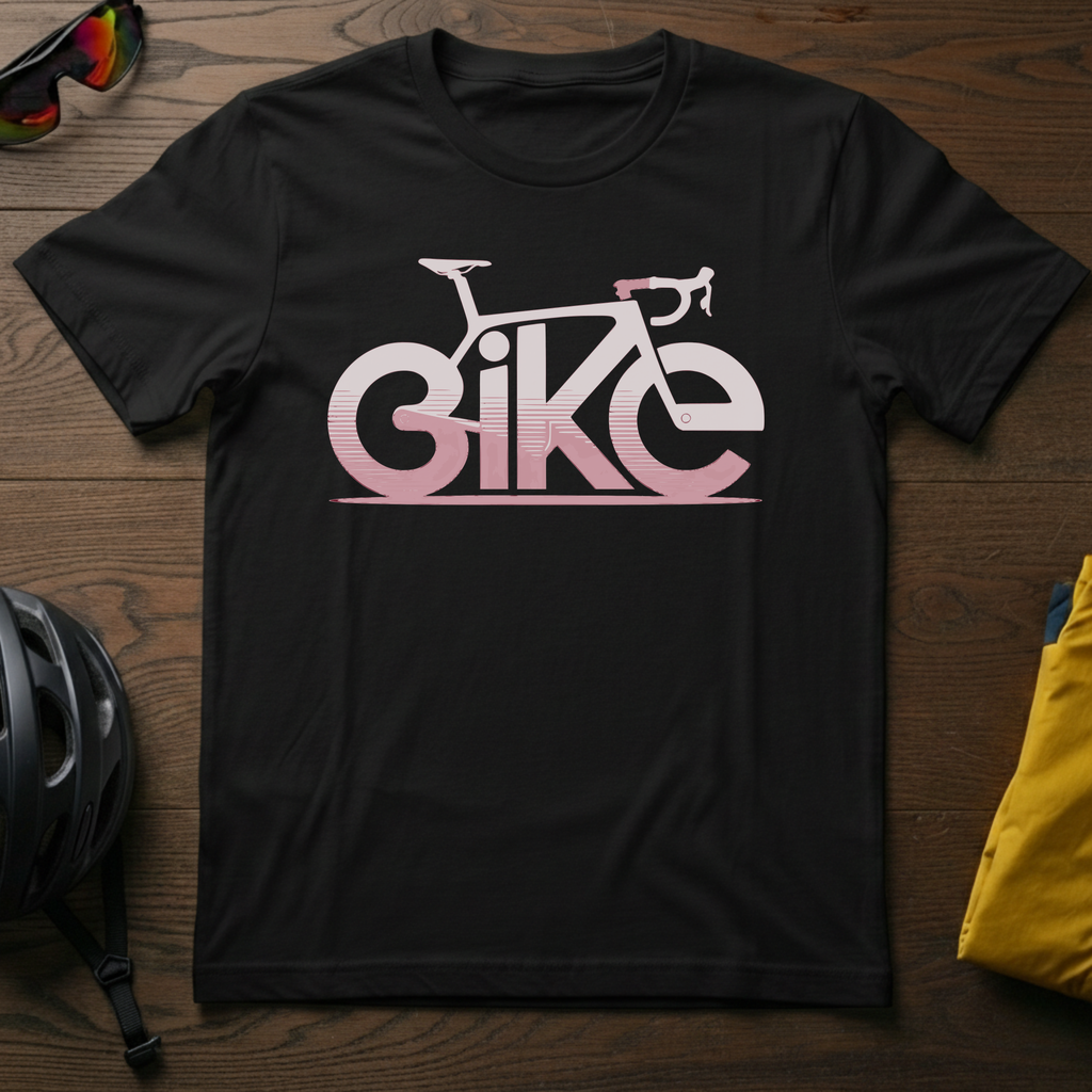 Bike Typography Art Tee - Chainline Collective