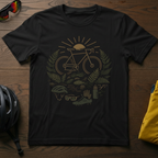 Cycling Nature Scene Tee - Chainline Collective
