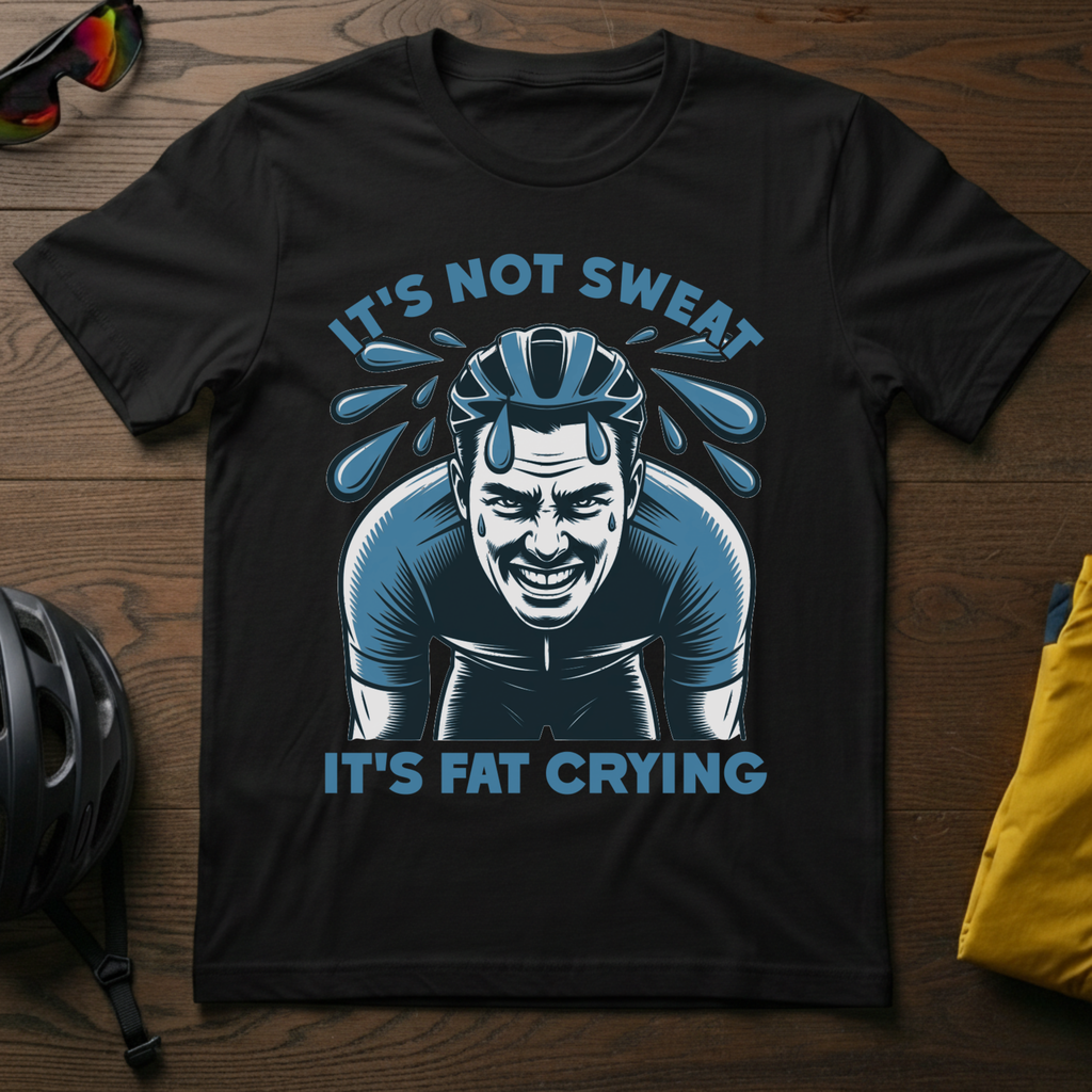 "It's Not Sweat, It's Fat Crying" Tee - Chainline Collective