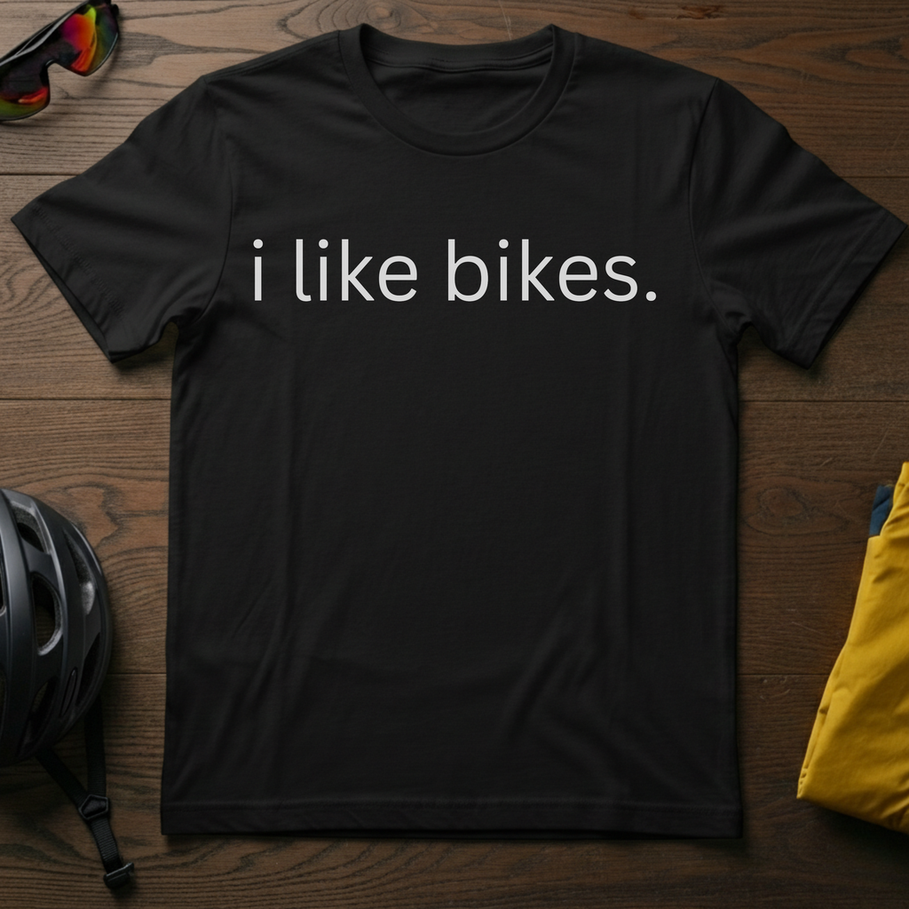 "I like bikes" Tee - Chainline Collective