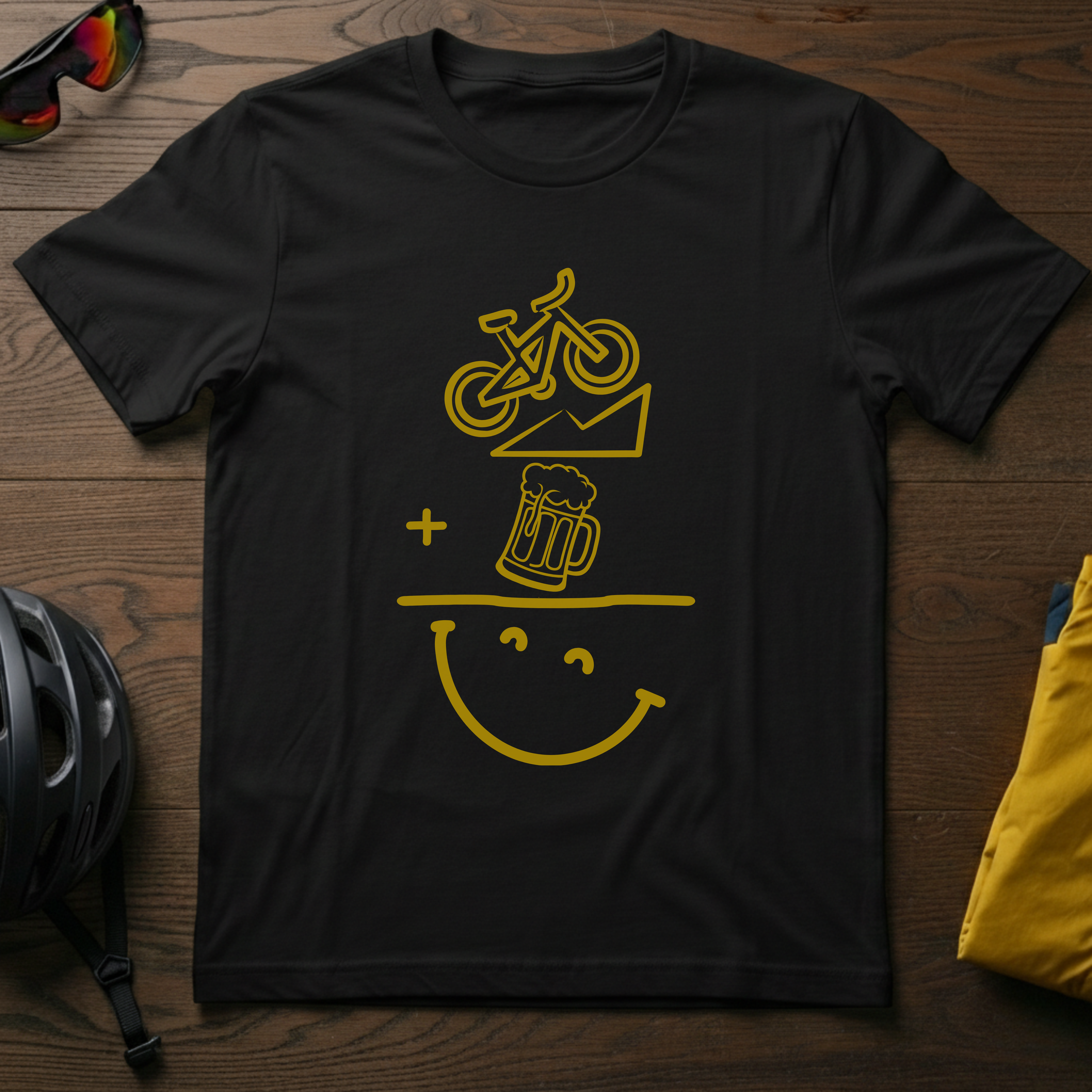 Mountain Bike + Beer = Happy - Chainline Collective