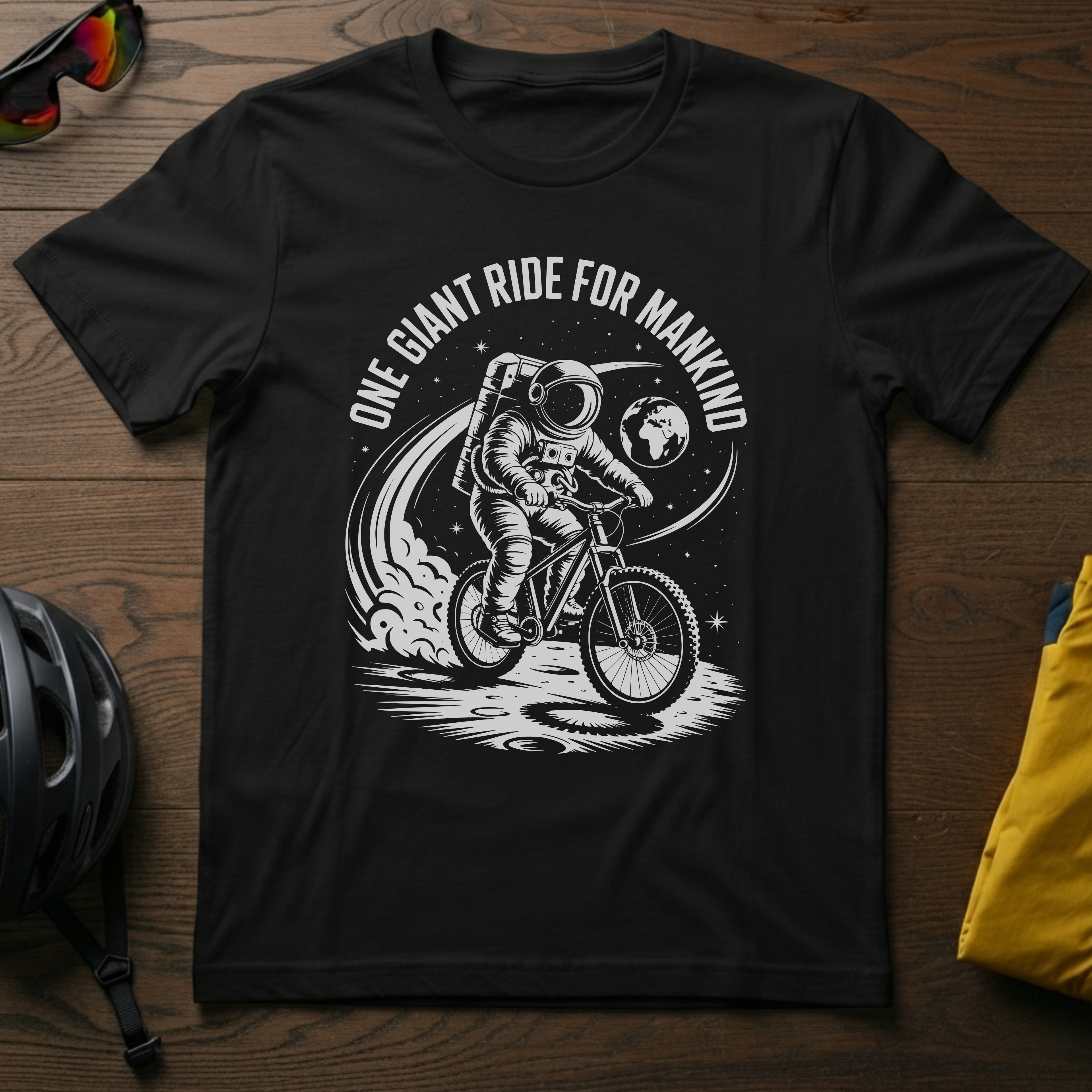 "One Giant Ride for Mankind" Tee - Chainline Collective