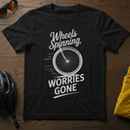 Wheels Spinning, Worries Gone Tee - Chainline Collective