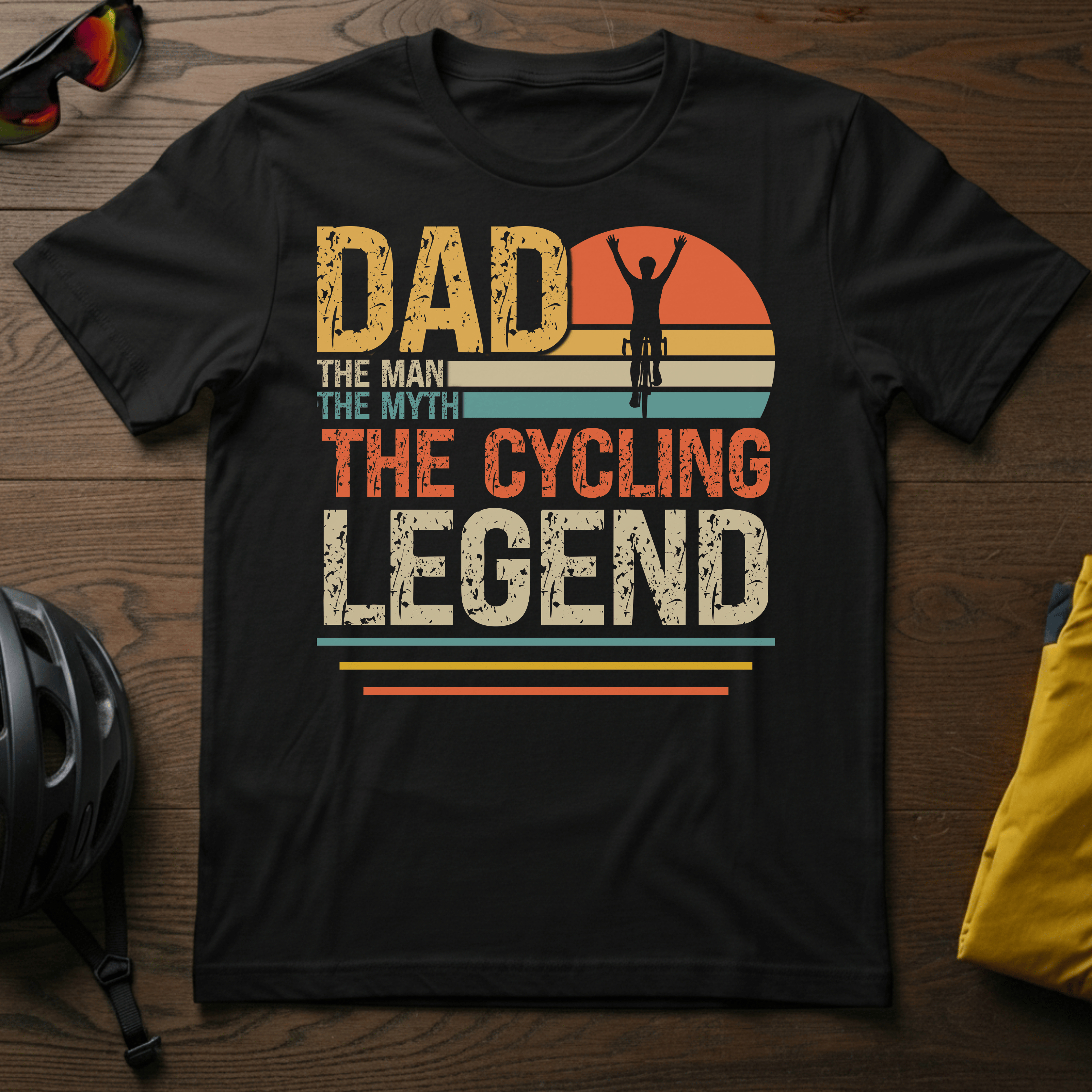 Dad: The Man, The Myth, The Cycling Legend Tee - Chainline Collective