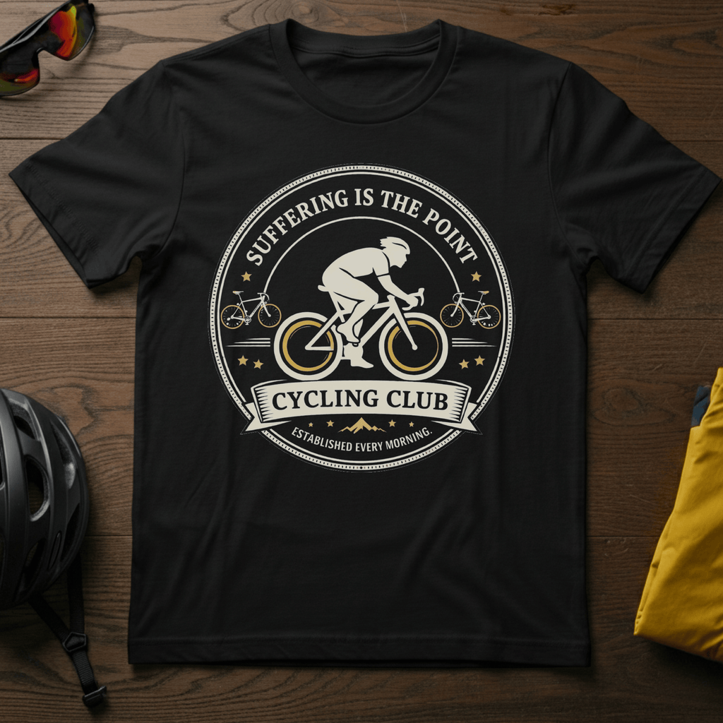Suffering is the Point Cycling Club Tee - Chainline Collective