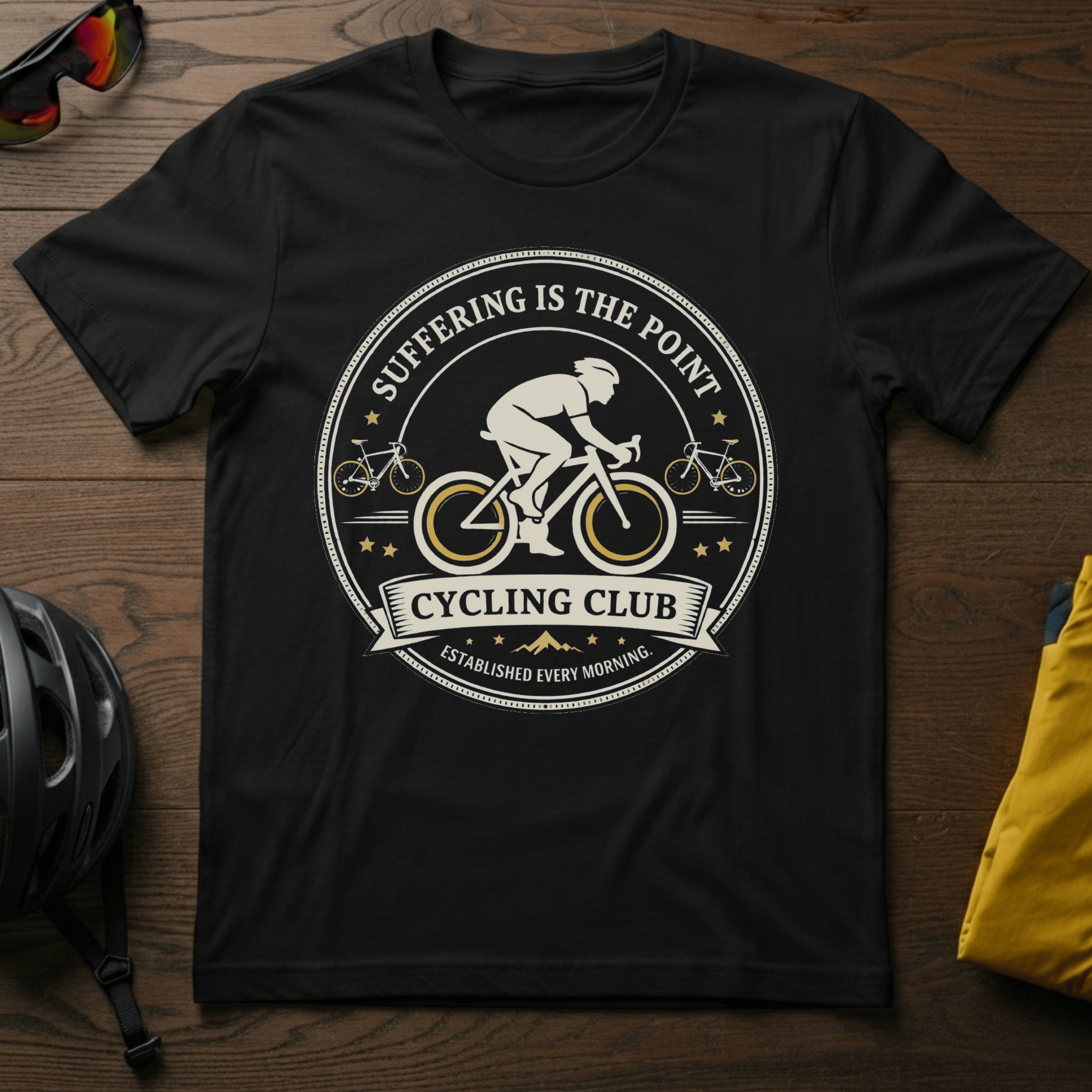 Suffering is the Point Cycling Club Tee - Chainline Collective