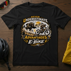 Never Underestimate the Advantages of an E-Bike Tee - Chainline Collective