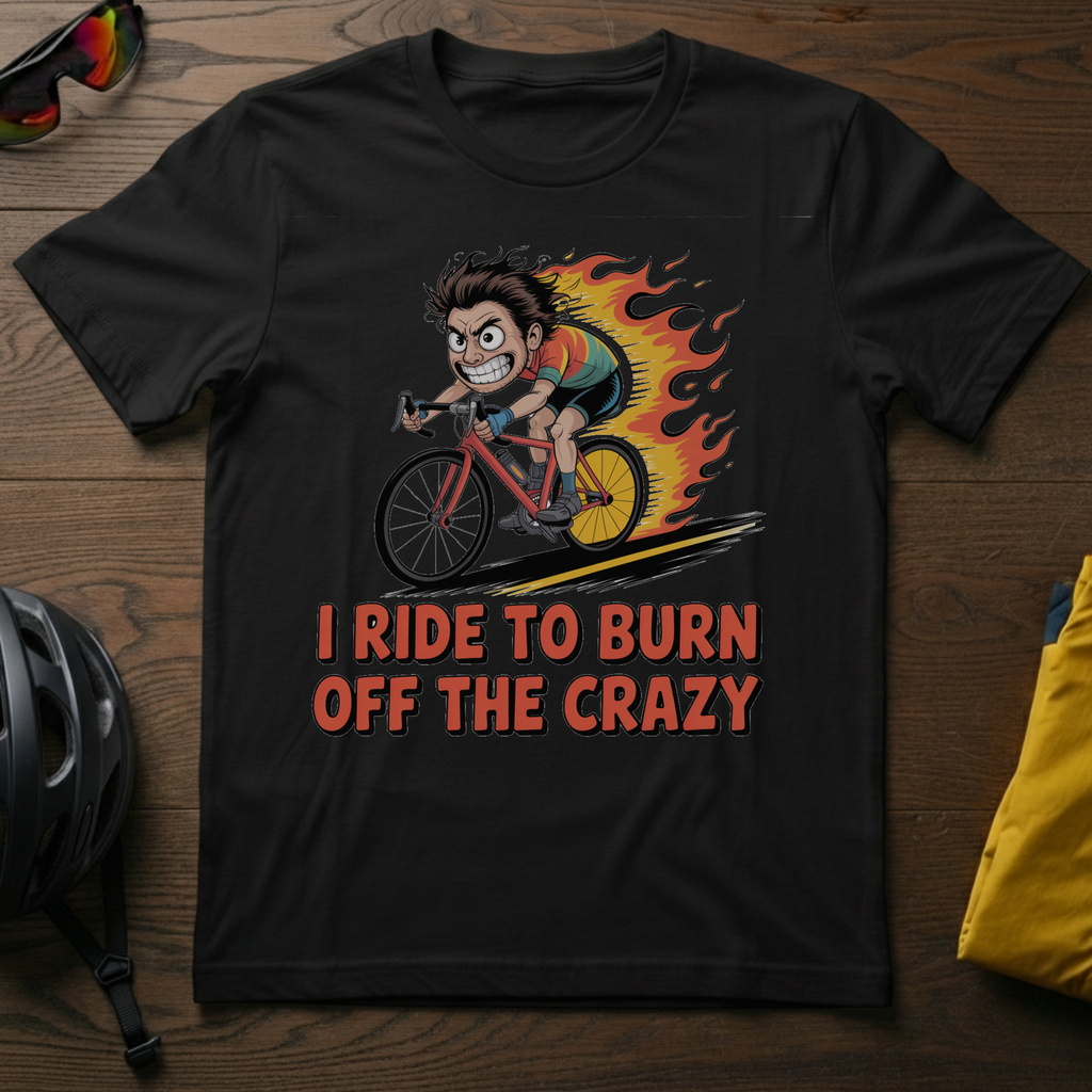 I Ride to Burn Off the Crazy Tee - Chainline Collective