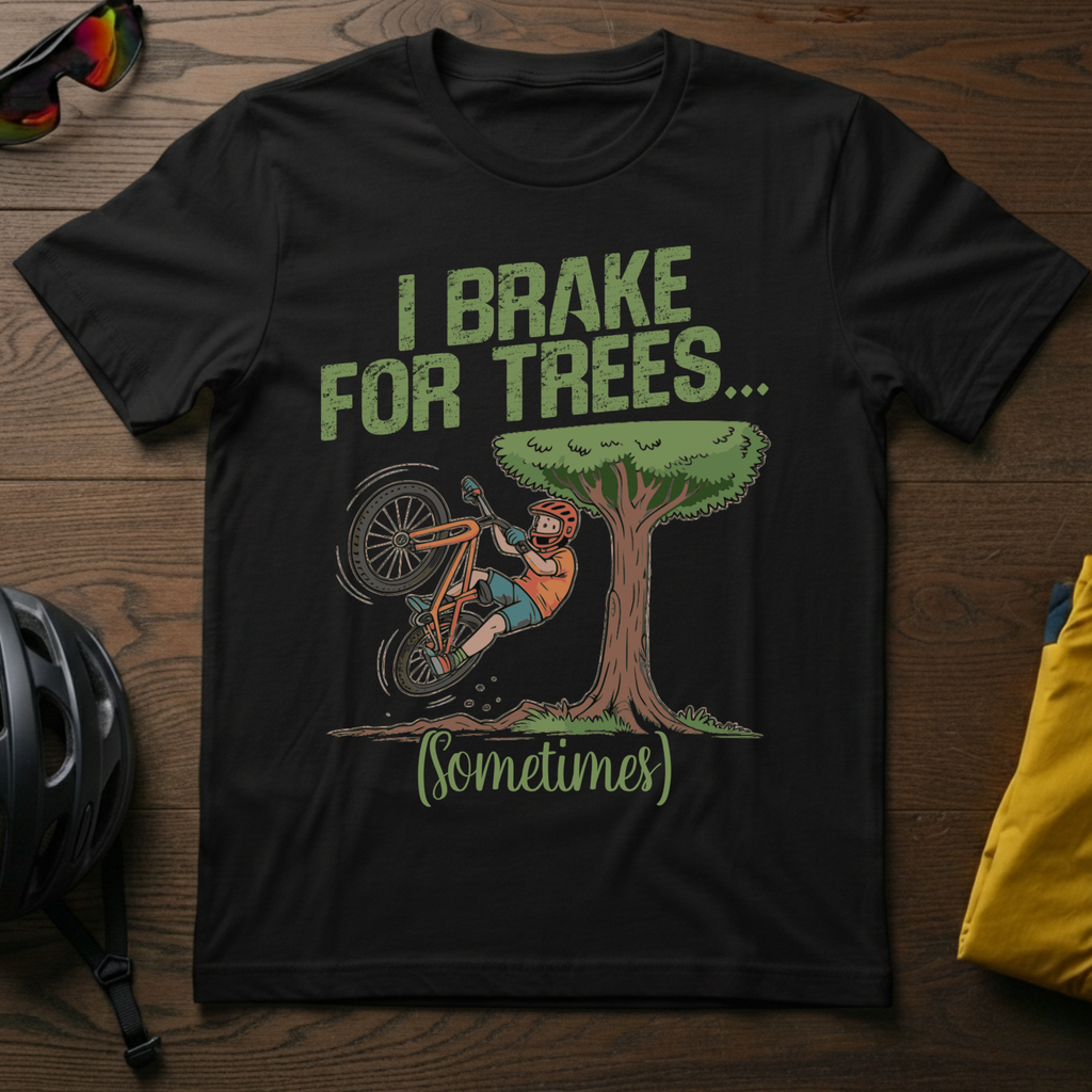 I Brake For Trees... Sometimes Tee - Chainline Collective