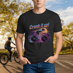 "Crank It Up" Retro Synthwave Tee - Chainline Collective