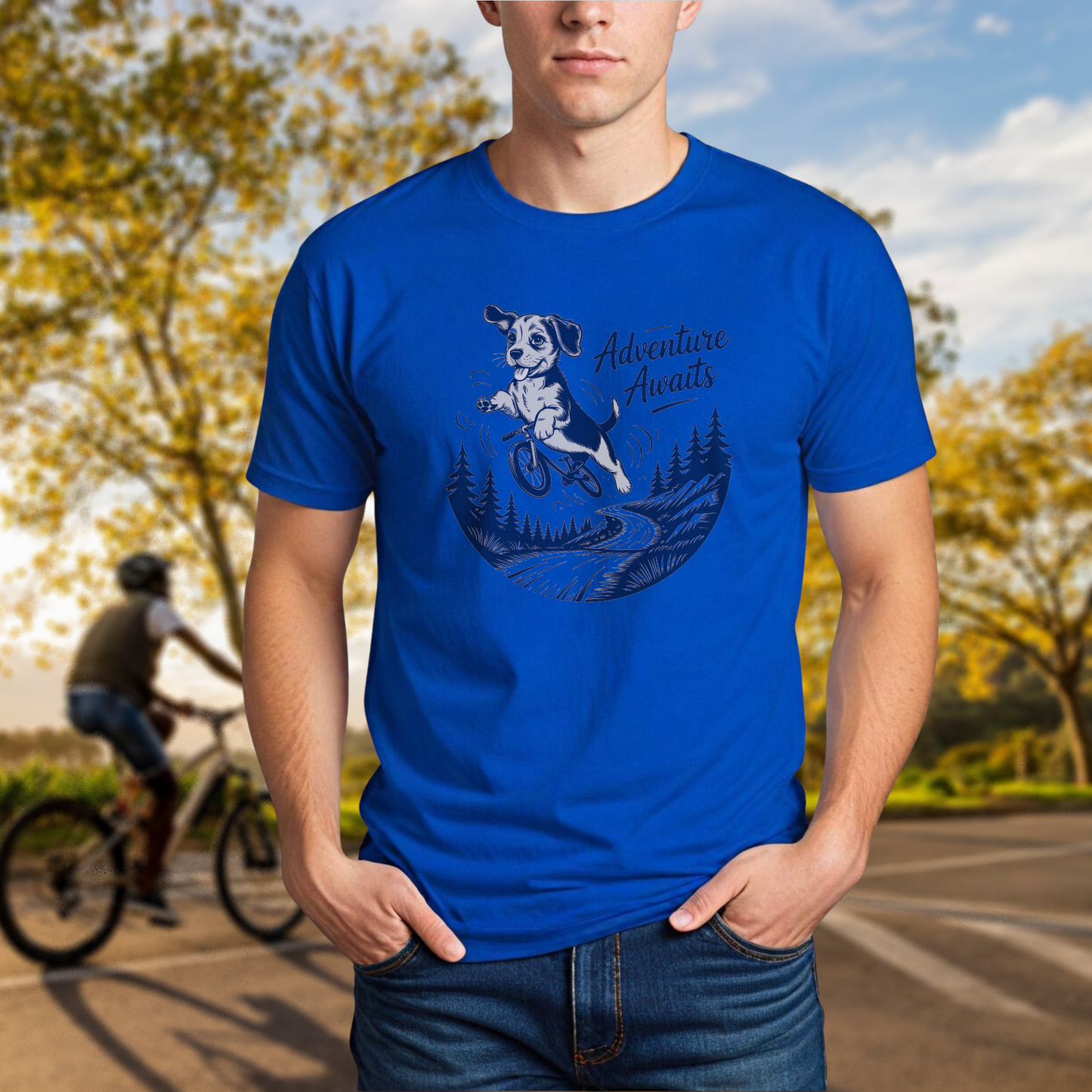 Cycling Beagle -- Adventure Awaits - Chainline Collective