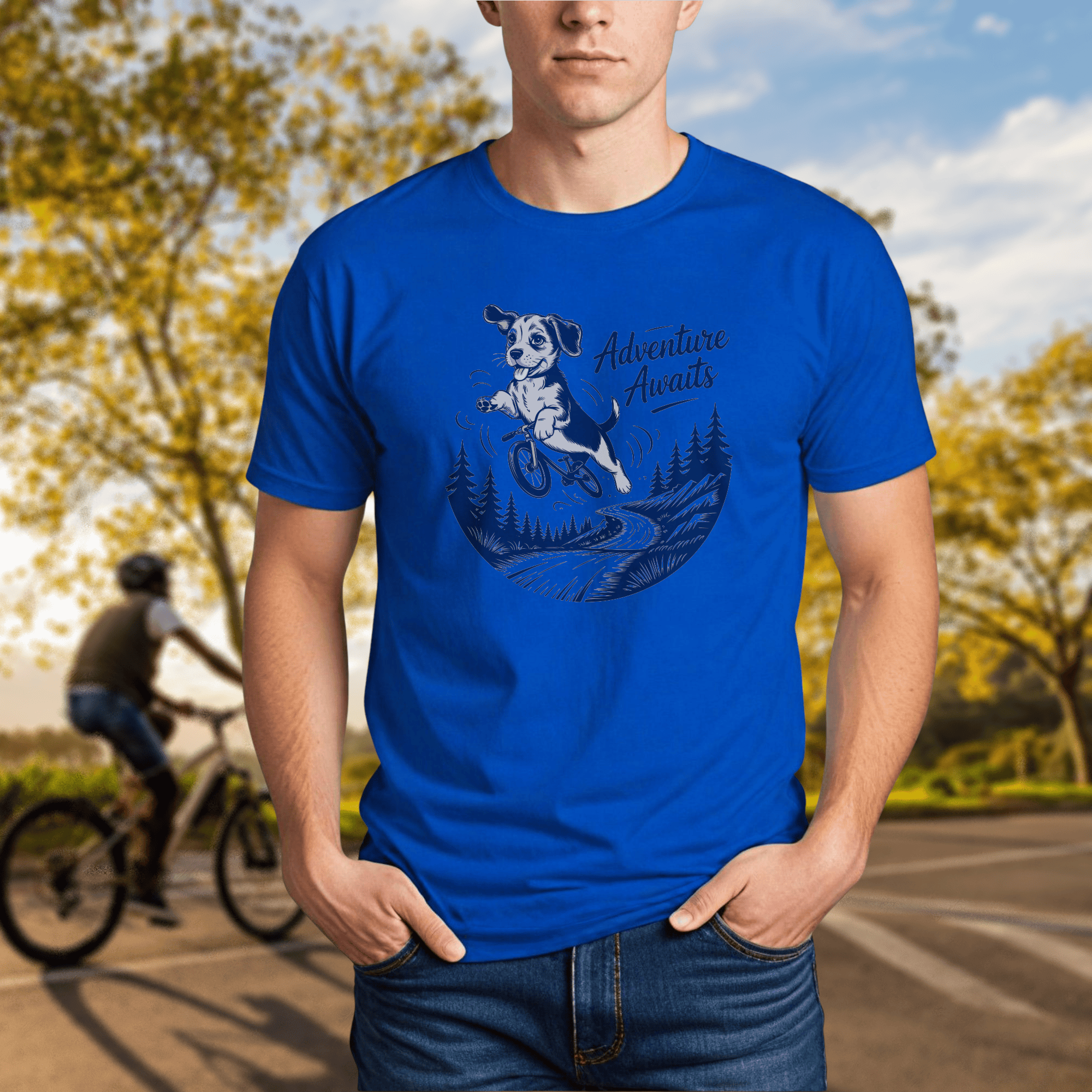 Cycling Beagle -- Adventure Awaits - Chainline Collective