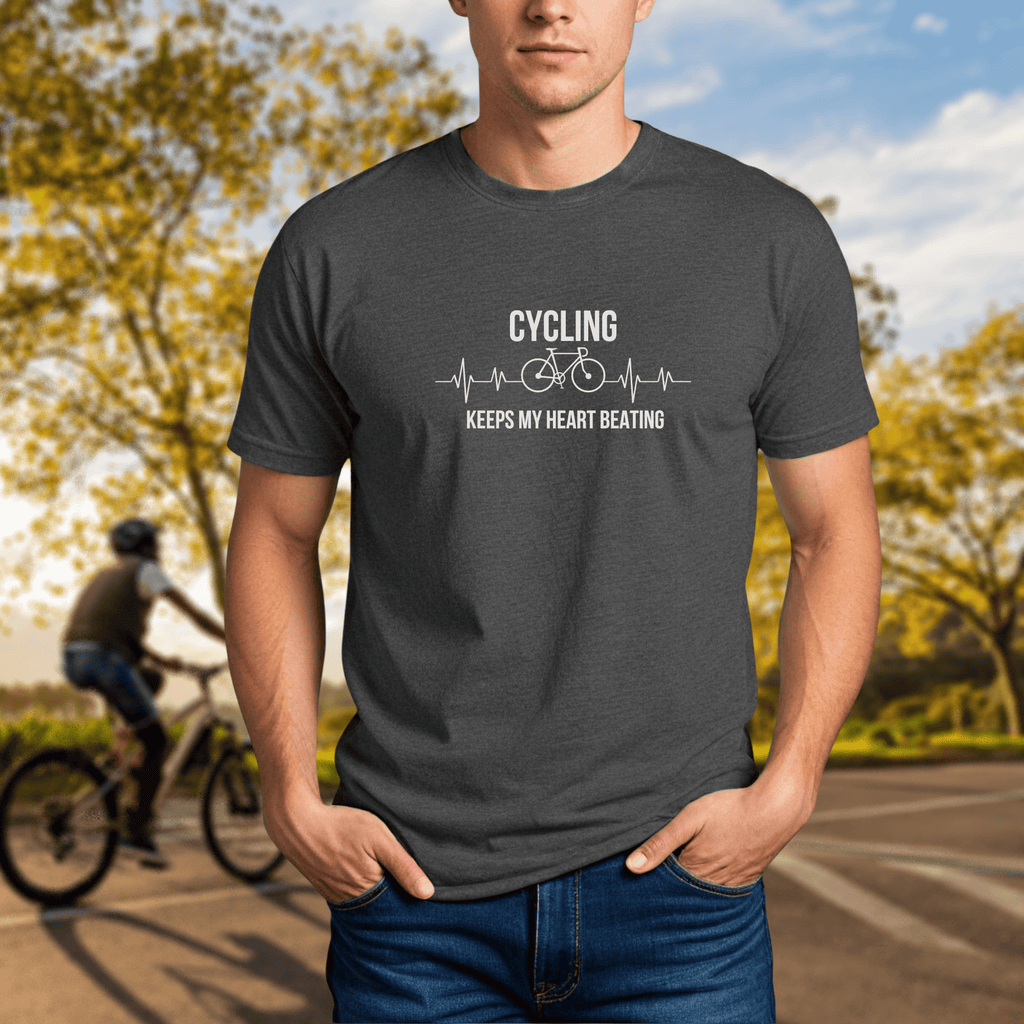 Cycling Keeps My Heart Beating EKG - Chainline Collective