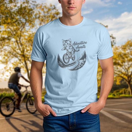 Cycling Kitten - "Adventure Awaits" - Chainline Collective