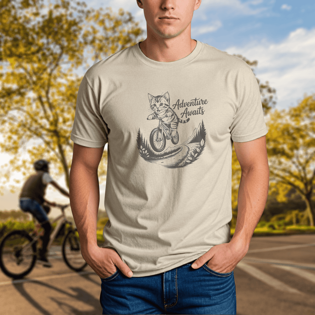 Cycling Kitten - "Adventure Awaits" - Chainline Collective